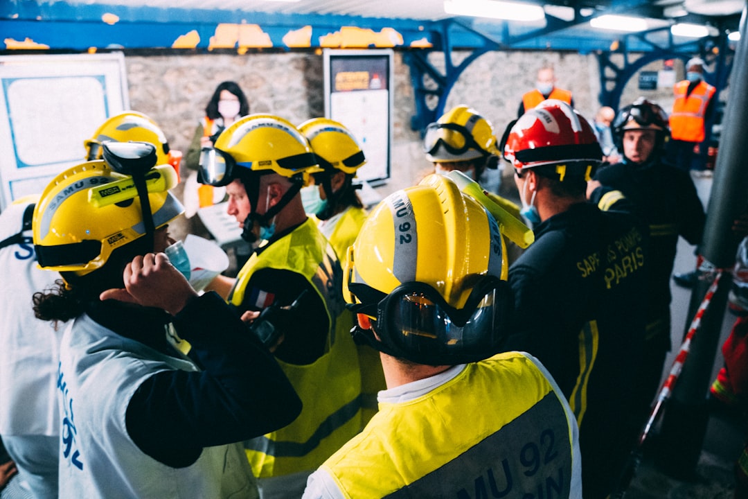 Restoration team conducting professional emergency response with certified equipment